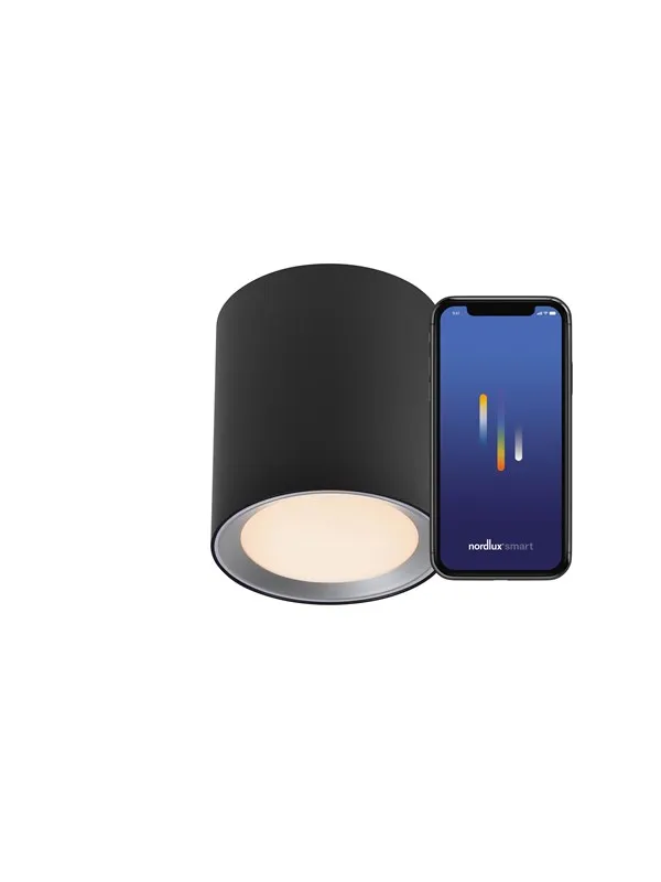 Nordlux Landom Smart Long Taklampe Sort