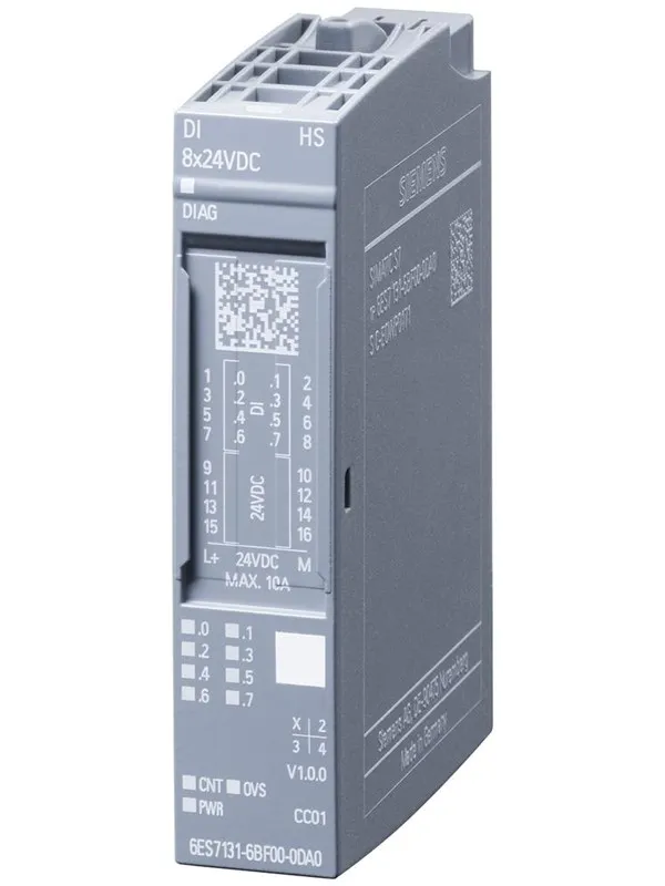 Siemens Simatic et 200sp digital input module di 8x24vdc high spee