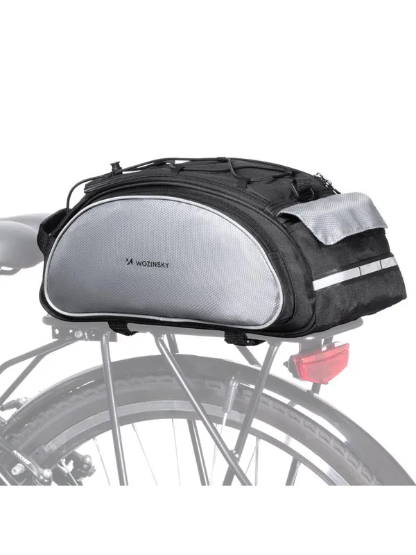 Wozinsky Bicycle Luggage Carrier Bag with Shoulder Strap 13L Black (WBB1BK)