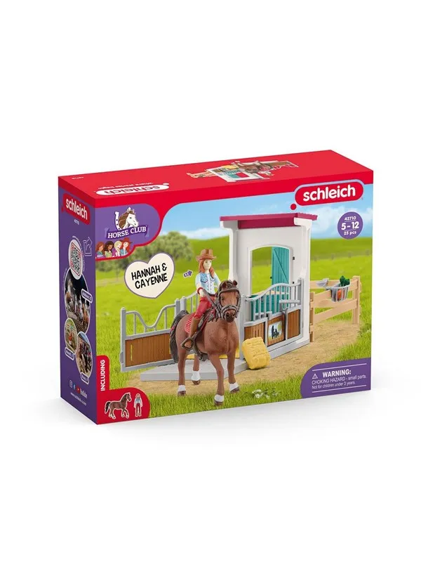Schleich Horse Club Horse Box with Hannah & Cayenne
