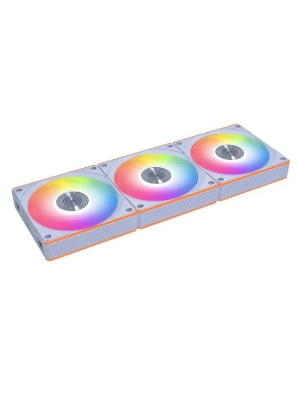 Lian Li UNI FAN CL Wireless Fan 3-Pack - Kabinettvifte - 120mm - Hvit med RGB-lys