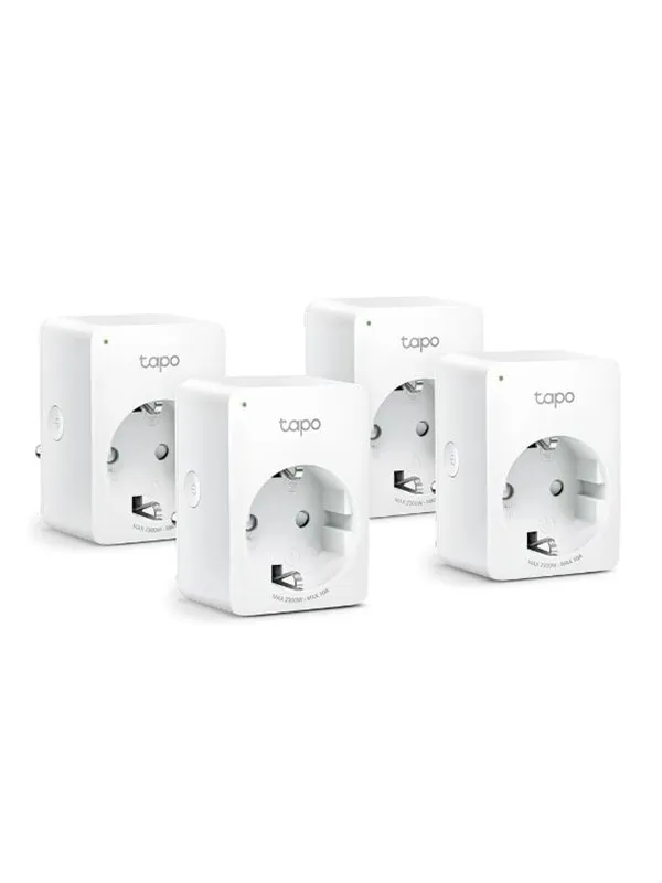 TP-Link Tapo P100 (4 pack) Mini Smart Wi-Fi Socket