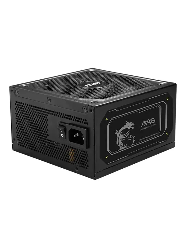 MSI MAG A1000GL PCIE5 II Strømforsyning (PSU) - 1000 Watt - 135 mm - ATX 3.1 - 80 Plus Gold sertifisert
