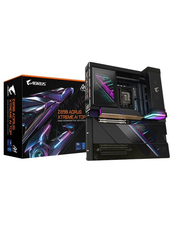 GIGABYTE Z890 AORUS XTREME AI TOP Hovedkort - Intel Z890 - Intel LGA1851 socket - DDR5 RAM - Extended ATX