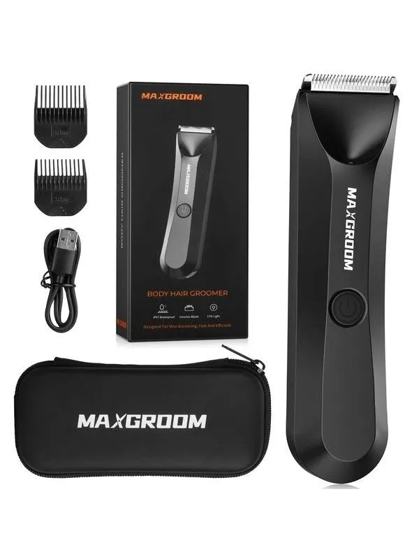 MAXGROOM Kroppstrimmer RFCD-9087 Multifunctional Trimmer with LED Light - Black