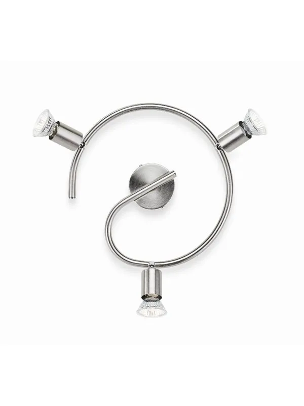 Philips limbali plate/spiral nickel 3x50W 230V