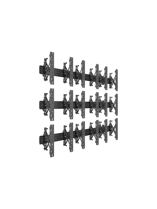 Multibrackets PRO Series M Wallmount Pro MBW3x3U Push In Pop Out - Max 450 kg - recommended for 55"