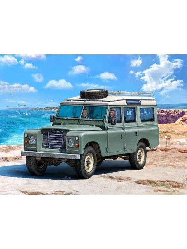 Revell Model Building Kit - Land Rover Series III LWB (S. Wagon) 1:24 - 184dlg.