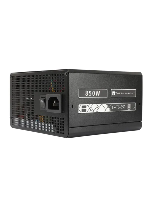 Thermalright TG (Modular) Svart - Strømforsyning (PSU) - 850 Watt - 120 mm - ATX 3.0 - 80 Plus Gold sertifisert