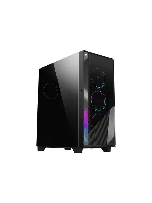 GIGABYTE AORUS C500 GLASS - Kabinett - Tower - Svart