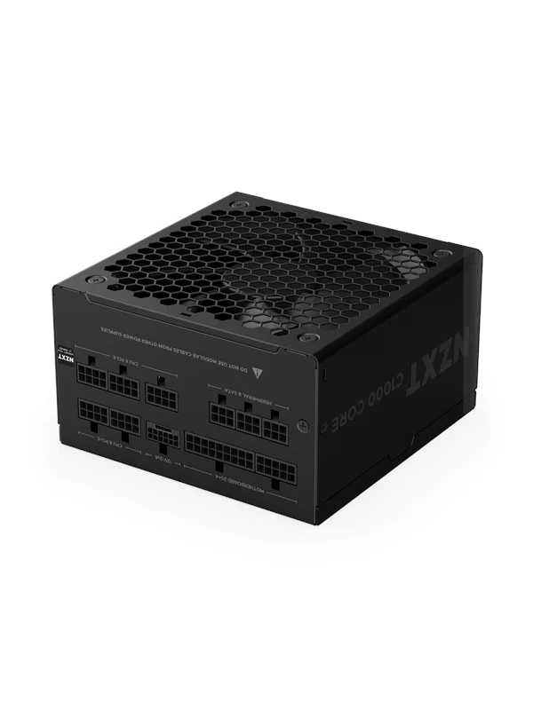 NZXT C1000 Core Strømforsyning (PSU) - 1000 Watt - 135 mm - ATX 3.1 - 80 Plus Gold sertifisert