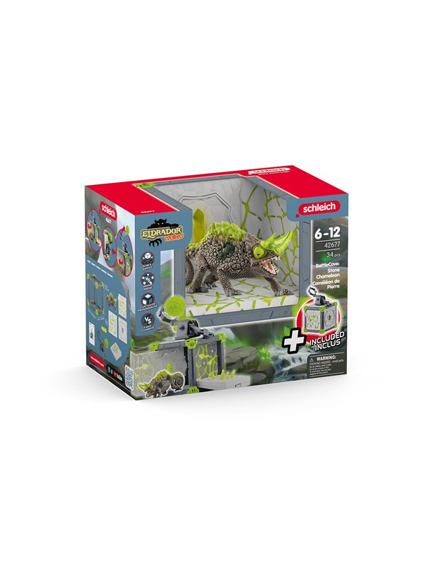 Schleich BattleCave Stein Kameleon
