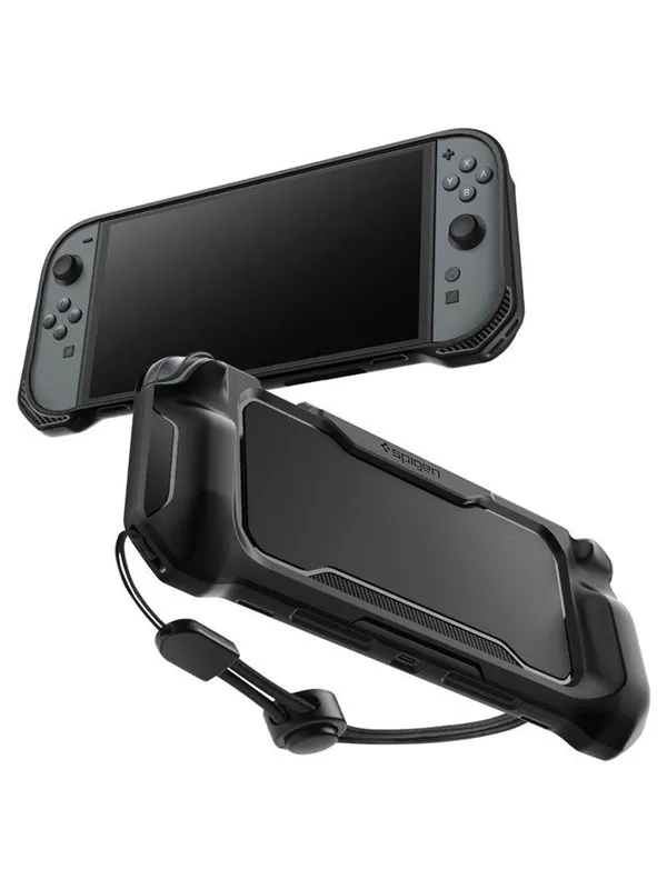 Spigen Rugged Armor - matte black - Nintendo Switch 2 - Miscellaneous Tilbehør til spillkonsoll - Nintendo Switch 2