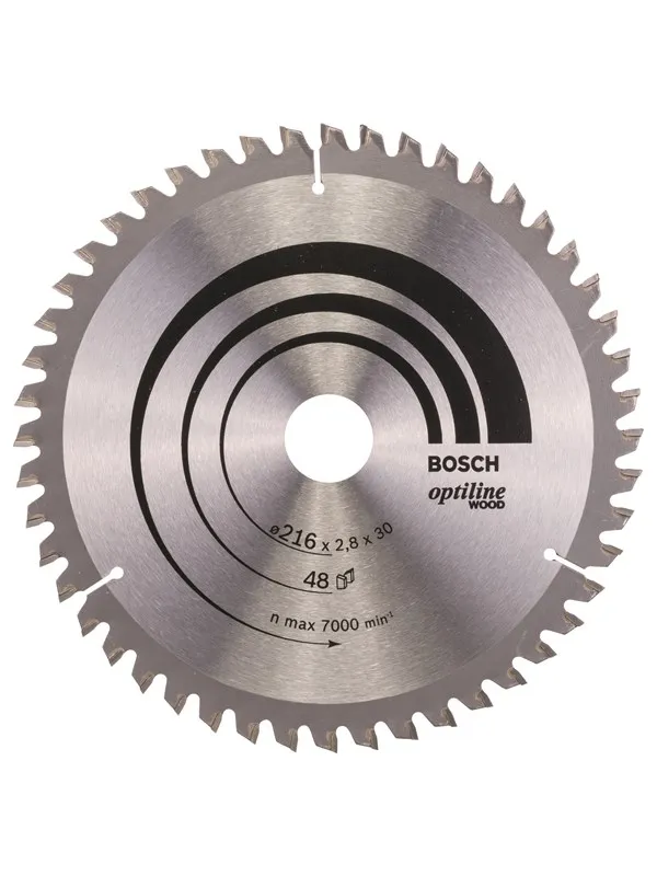 Bosch Sirkelsagblad Optiline Wood 216 x 30 x 2,8 mm, 48