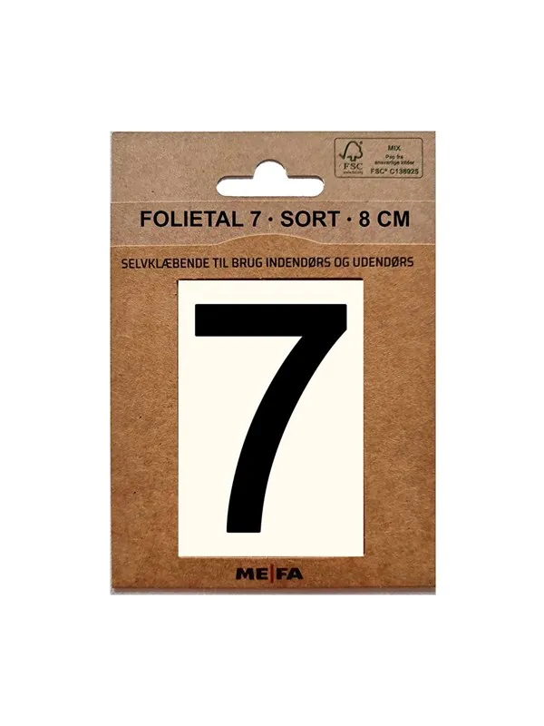 MEFA Foil number 7 Black