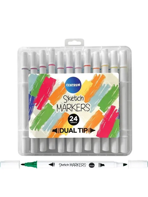 CENTRUM TWIN MARKERS 24 stk. etui