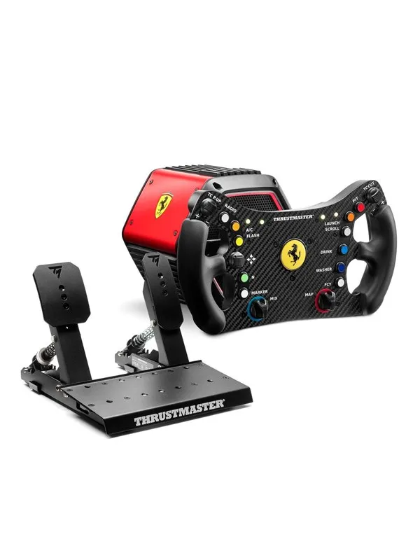 Thrustmaster T818 Ferrari 488 GT3 Simulator - Wired Steering wheel & Pedal set - PC