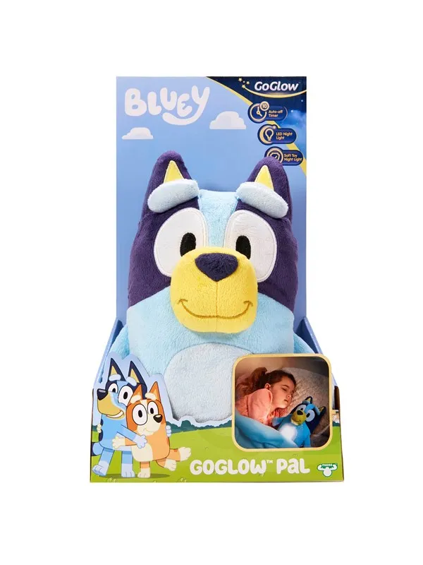 Bluey Kids Light Up Bedtime Pal - Soft toy night light