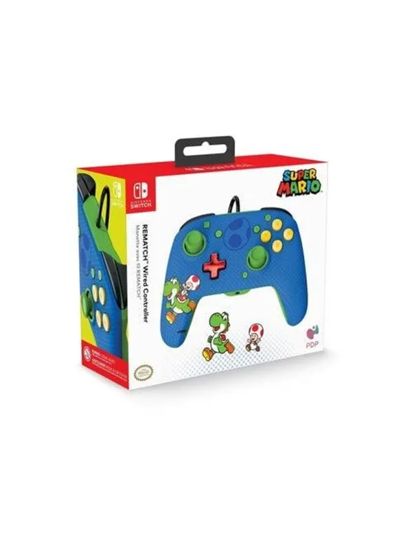 PDP Rematch (Toad & Yoshi) - Wired Controller - Nintendo Switch