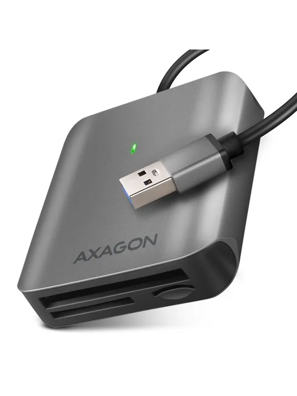 AXAGON SuperSpeed USB-A - SD / microSD / CF - UHS-II Card Reader