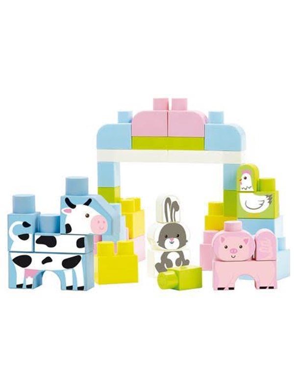 Ecoiffier 50 pieces Farm Animals Barrel