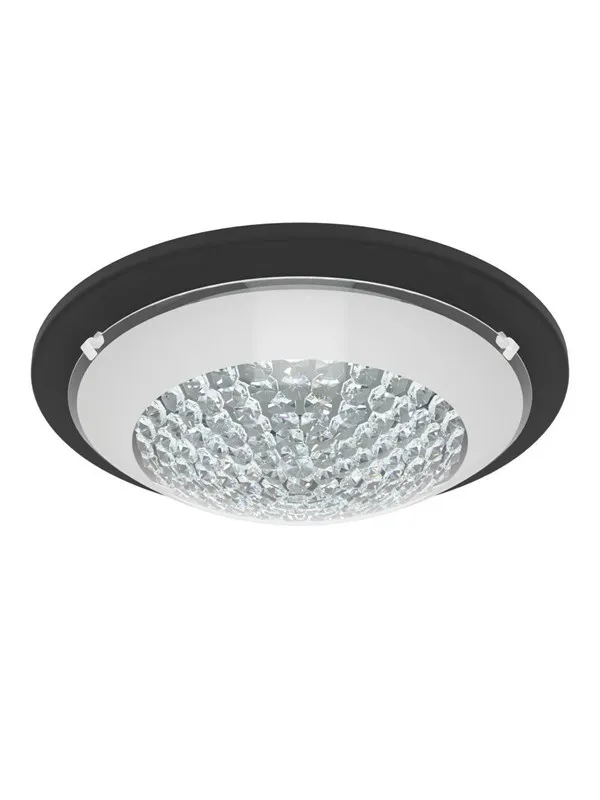 EGLO ACOLLA 1 TAK Ø290 11W 1300LM SVART/HVIT/KLAR