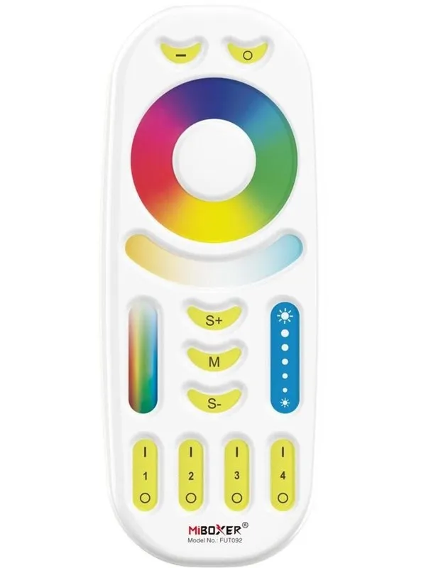 Miboxer Fjernbetjening - RGB-CCT - 3V - 4 Zoner