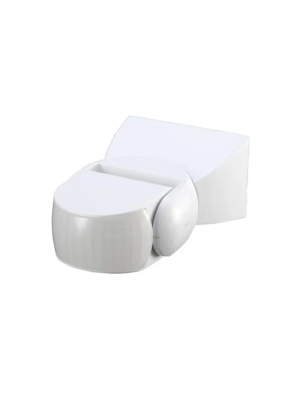 Gripo Motion sensor 180° with switch relay, IP44, White