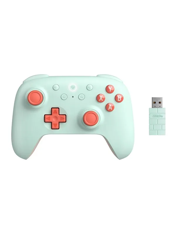 8BitDo Ultimate 2C 2.4G, Hall Effect, Trådløs kontroller, Mint - Wireless Controller - Android