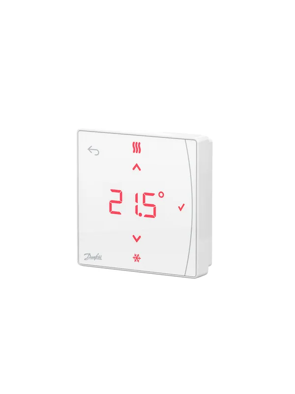 Danfoss Icon2 RT wireless room thermostat w/display and infrared floor sensor w/mounting