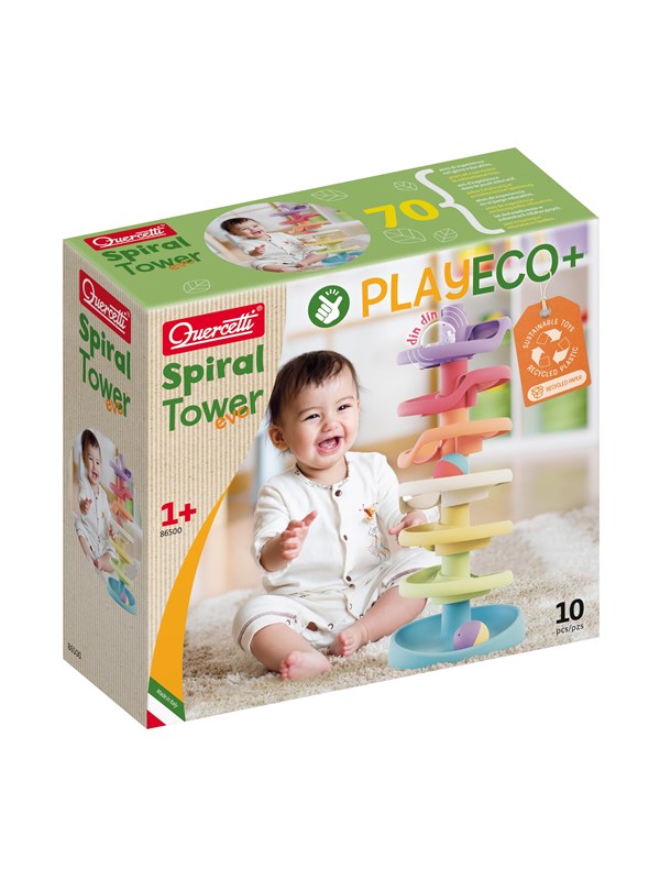 Quercetti Play Eco Ball Tower 10 pcs.