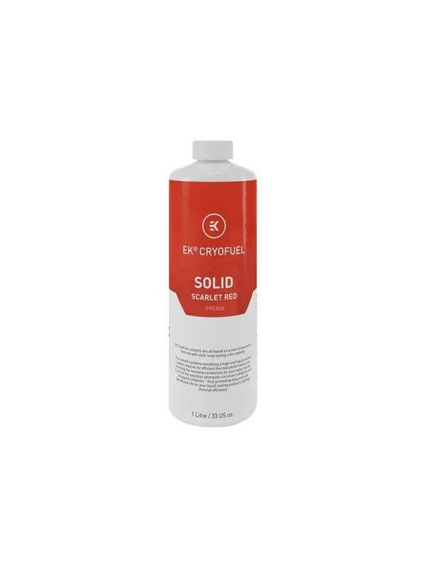 EK Water Blocks EK-CryoFuel Solid Scarlet Red (Premix 1000 mL)