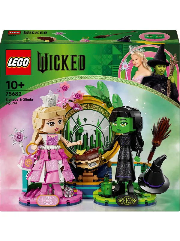 LEGO Wicked 75682 Figurer av Elphaba og Glinda
