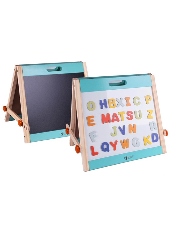 Classic World Wooden Magnetic and Chalkboard
