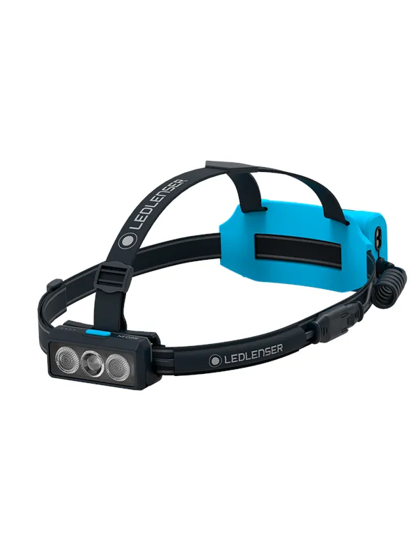 Ledlenser NEO9R headlamp, 1200 lumen, Black/blue