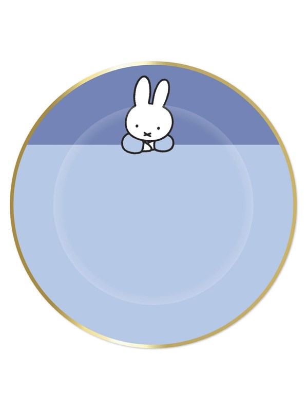 Haza Witbaard Plates Miffy Blue 8 pcs.