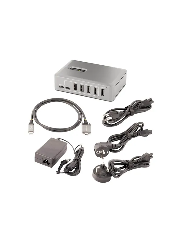 StarTech.com 10G8A2CS-USB-C-HUB USB-hub - 10 porter - Grå