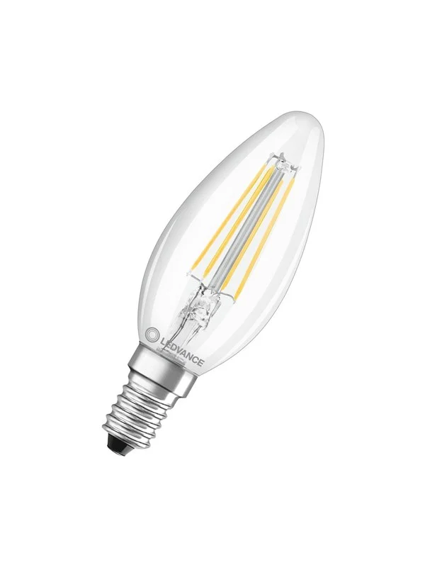 Osram LED-lyspære Candle Filament 470lm 4.8W/827 (40W) Clear Dimmable E14