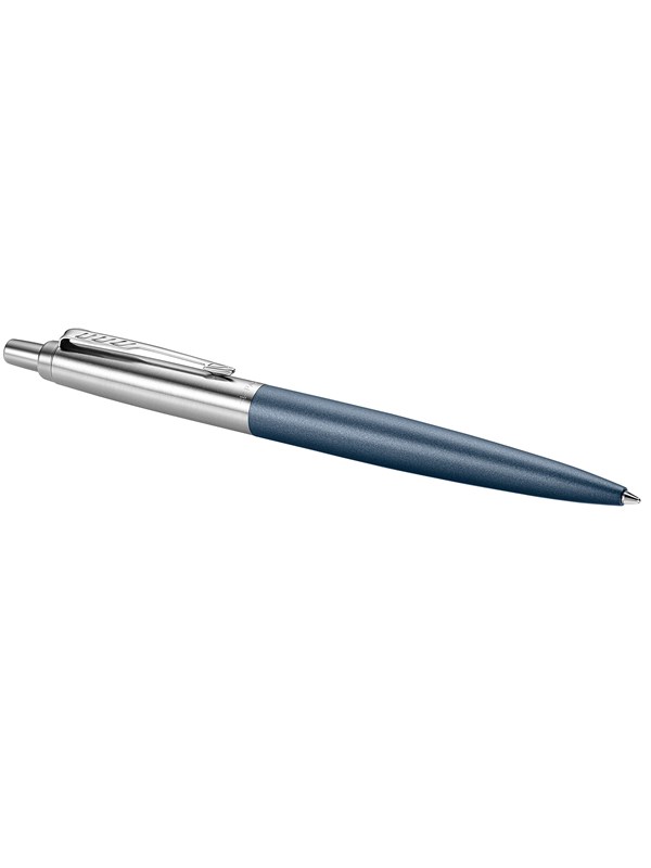 Parker Jotter XL Ballpoint Pen | Primrose Matte Blue with Chrome Trim | Medium Point Blue Ink | Gift Box