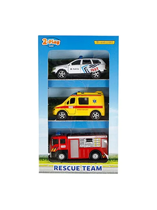 2-Play Traffic 2-Play Die-cast Emergency Service Vehicles Belgium