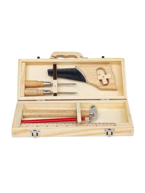 Bigjigs Wooden DIY Tool Box 6pcs.