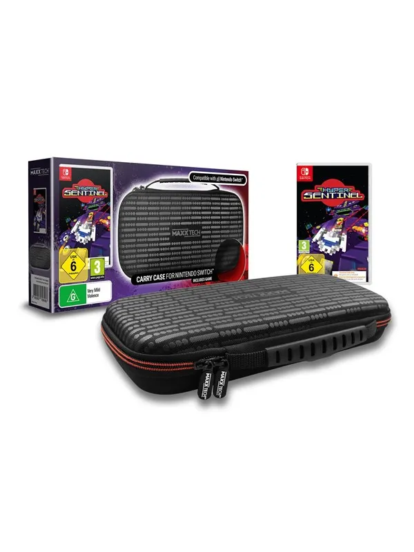 MAXX TECH Premium Carry Case & Hyper Sentinel Bundle - Miscellaneous Bag - Nintendo Switch