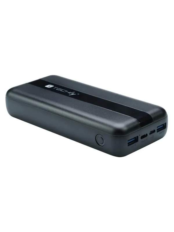 TECHLY I-CHARGE-2000020W Nødlader - Svart - 20000 mAh