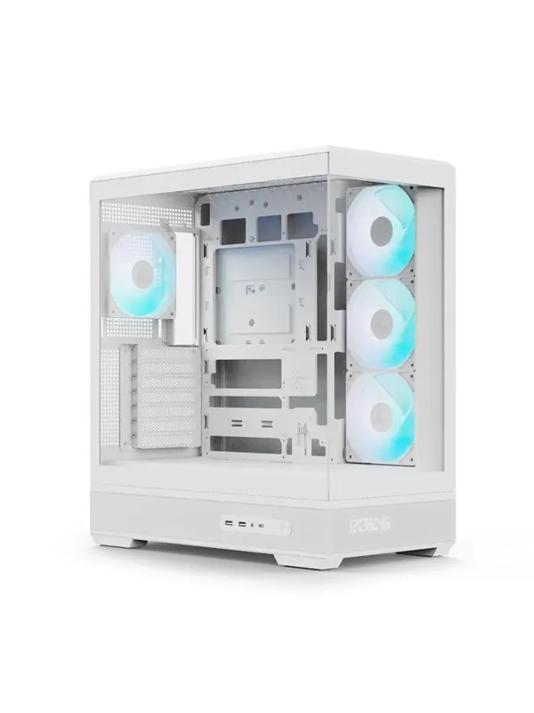 AeroCool P500B Digi - Kabinett - Hvit