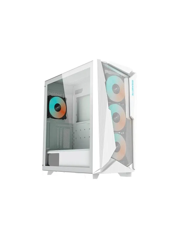 GIGABYTE C301 Glass - Kabinett - Tower - Hvit