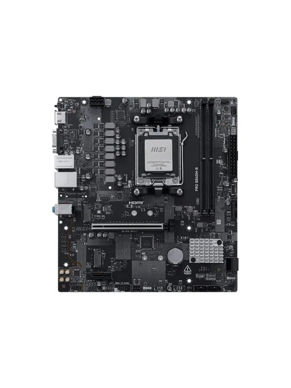 MSI PRO B840M-B Hovedkort - AMD B840 - AMD AM5 socket - DDR5 RAM - Micro-ATX
