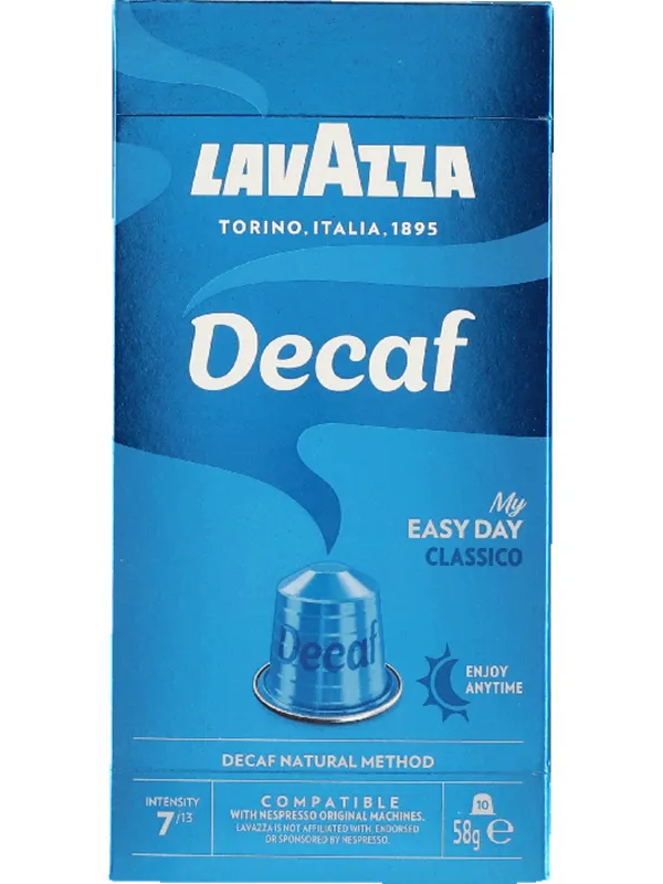 Lavazza Espresso Decaf aluminium caps - 10 pcs