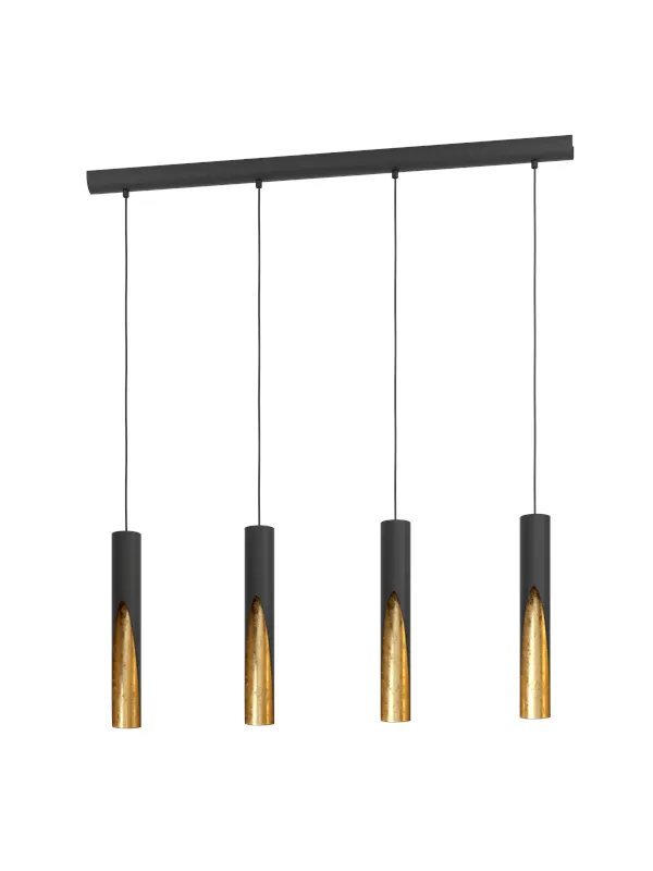 EGLO BARBOTTO long table pendant black/gold
