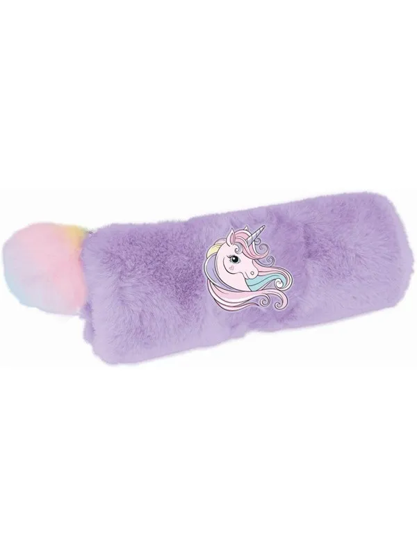 Tinka PENCILCASE PLUSH UNICORN LILLA  COOL SCHOOL