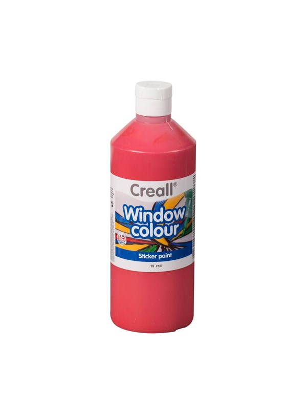 Creall Window Paint Red 500ml